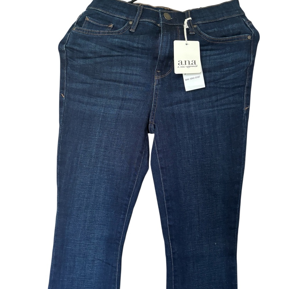 a.n.a Dark Blue Straight Leg Jeans